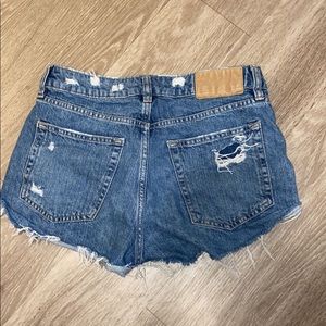 Denim shorts